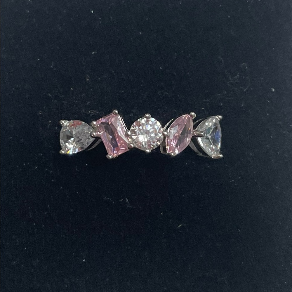 925 Sterling Silver CZ Stone Ring